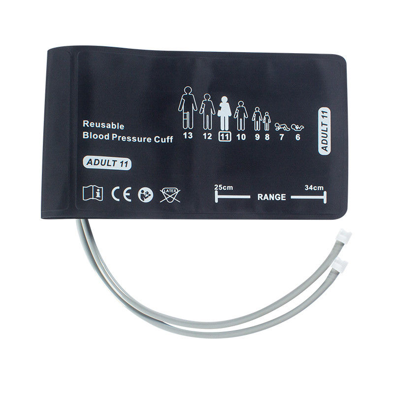 Kompatibel Welch Allyn Cuff Dewasa Tekanan Darah Cuff Ukuran-11 Dewasa Long Double Tube