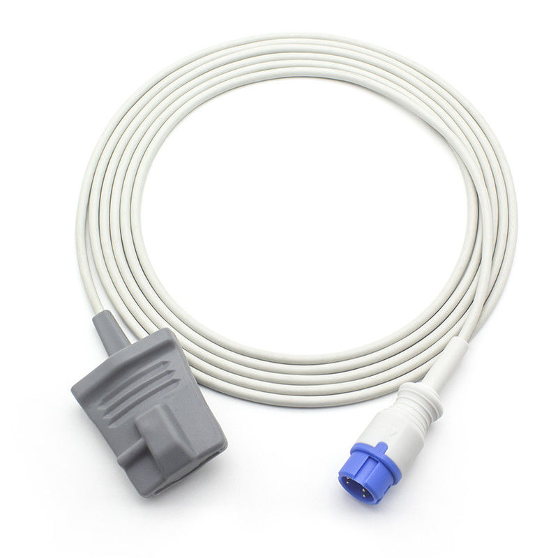 7 pin Sensor SpO2 Dewasa 3.0M Soft Tip Kompatibel Untuk Mindray Datascope
