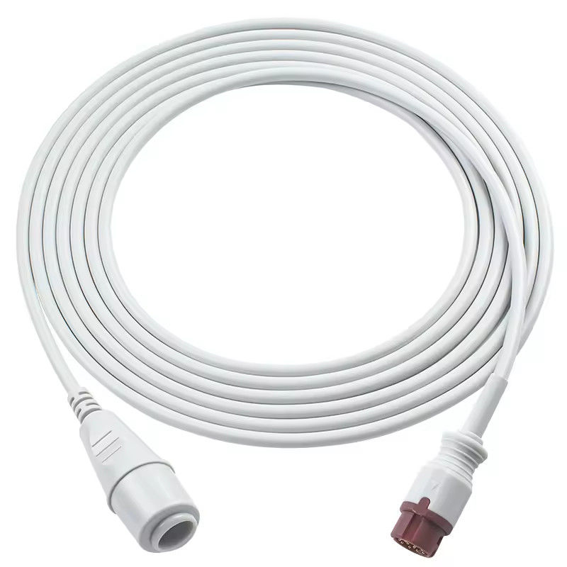 P-hilips 12Pin ke Abbott Medex IBP Adapter Kabel Efficia CM120 IntelliVue MX600 896083021