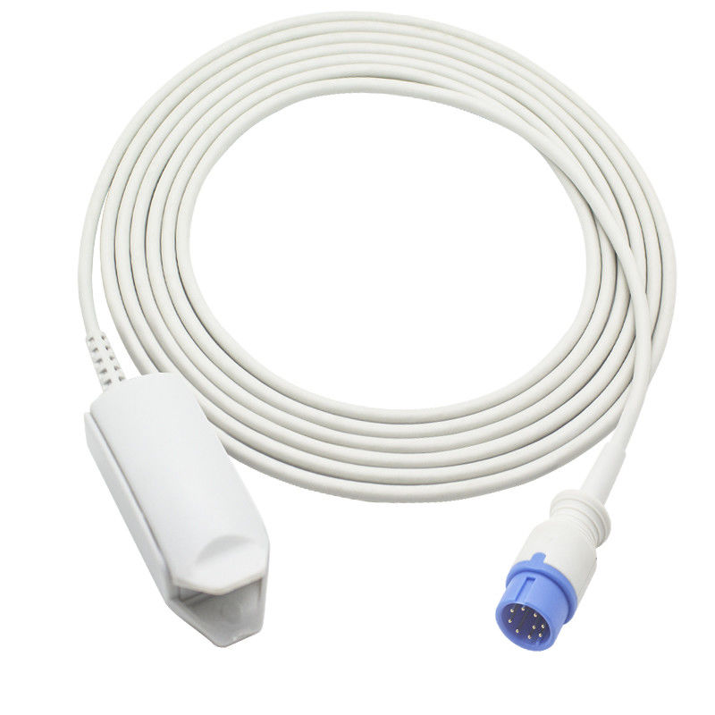 Kompatibel Biolight Q3 Spo2 Probe 9Pin Biolight Q5 Spo2 Probe 3.00M untuk Seri A Q S