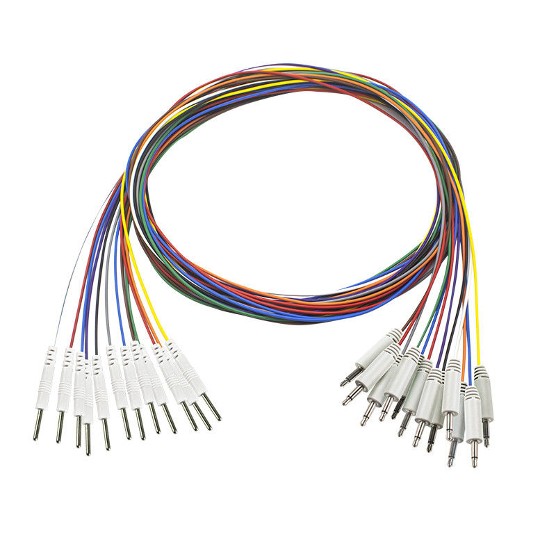 3.0 Mono Plug-2.0mm Pin EEG Kabel Elektrode EEG Kabel EEG Cap