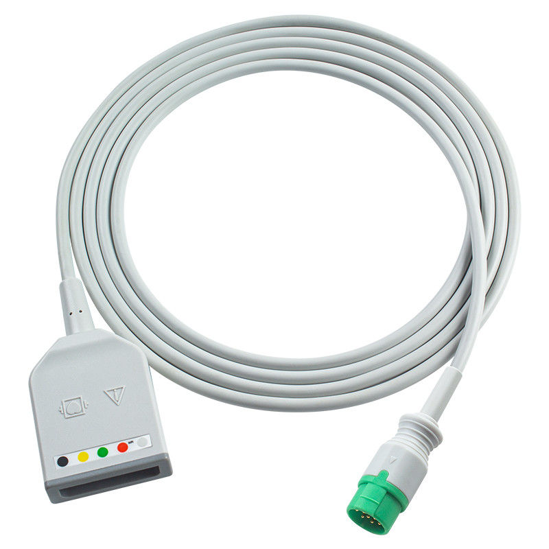 Biolight 12pin ECG Trunk Adapter Kabel ECG Kabel M7000 M8000A M8500 M9500 Kabel Ekstensi ECG
