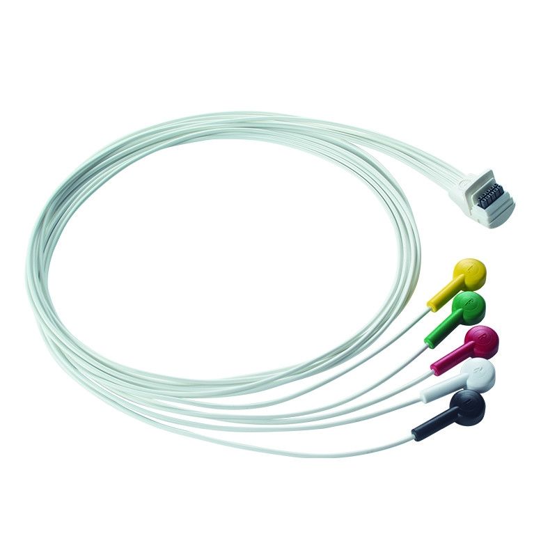 Kompatibel untuk Mortara Holter ECG Kabel Mortara H3+ ECG Kabel ECG X12+ Kabel 10 Lead