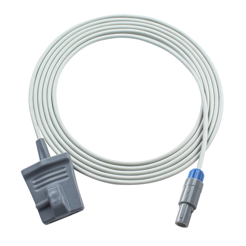 Kompatibel Trismed 7000K Dewasa Soft Tip Direct SpO2 Sensor 3.0M 5Pin Single Notch Digital Tech