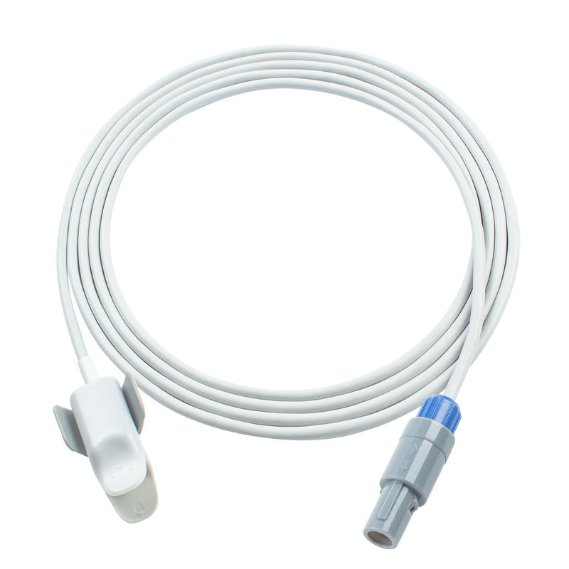 Kompatibel Zondan ZD120B ZD120D 6Pin SpO2 Sensor 3.0M Pediatric Finger Clip untuk Apollo N1 Apollo N2 Apollo N3