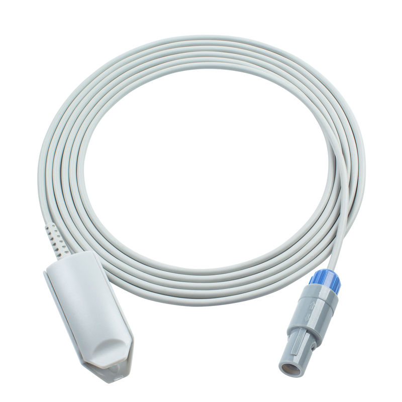 Kompatibel Hwatime Oxygen Monitor Kabel SpO2 Test Kabel 6Pin Untuk Hwatime H6 H8 H9 3.0M Clip Jari Dewasa