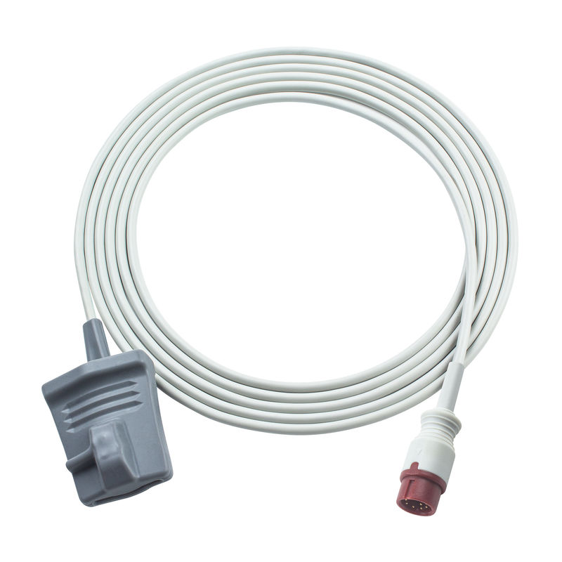 Kompatibel Biolight S12 Penunjuk Karet Dewasa SpO2 Sensor Biolight M12 S M Series 9Pin 3.0M