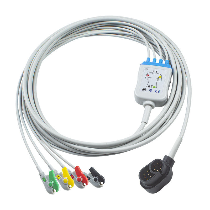 4 Lead ECG Kabel untuk Welch Allyn 1500 IEC Grabber 24 Bulan Shelf Life Kompatibel