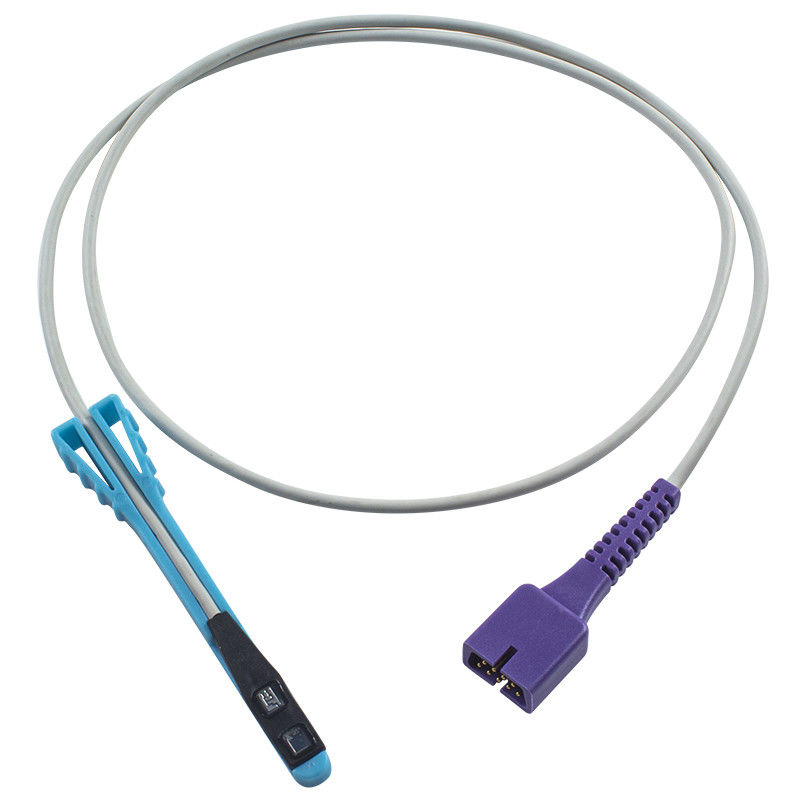 Kompatibel C-ovidien N-ellcor Sensor SpO2 Pendek untuk Rektal Hewan 1M 24 Bulan Shelf Life