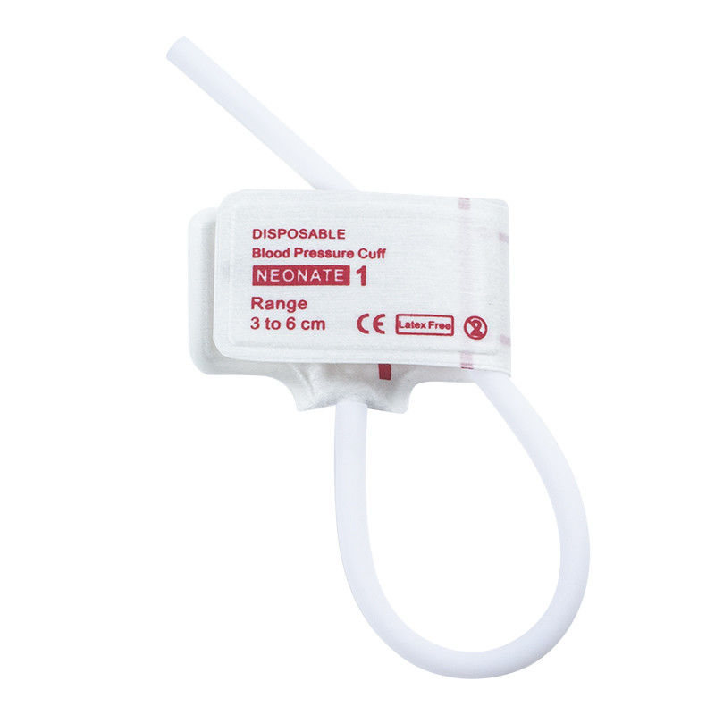 Disposable Neonatal NIBP Cuff Single Tube Size 1 3-6cm Bebas Lateks Steril