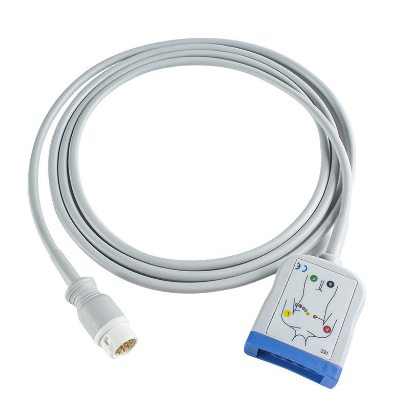 Kompatibel P-Hilips EKG Trunk Kabel - M1663A Untuk 78352C, 78354C, 78834C, 867036, HeartStart MRx, IntelliVue