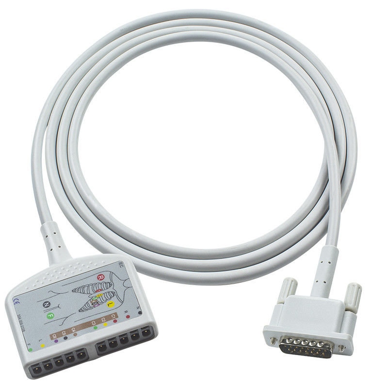 OD6mm 2.2M P-Hilips EKG Kabel Kabel Trunk untuk M1770A M1771A M1772A Pagewriter 100 Pagewriter 200