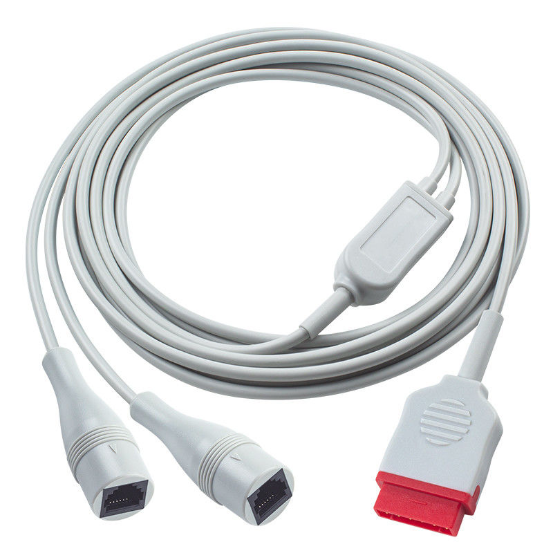 3.5M Panjang Monitor Pasien 11Pin ke 2x Kabel Abbott IBP untuk GE Dash Carescape B650
