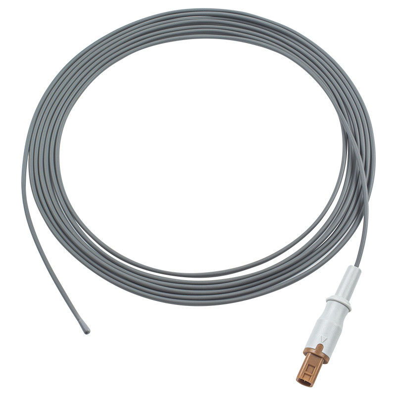 Mindray Kompatibel Datascope Probe Suhu Berguna Kembali 040-000056-00 dalam Warna Abu-abu