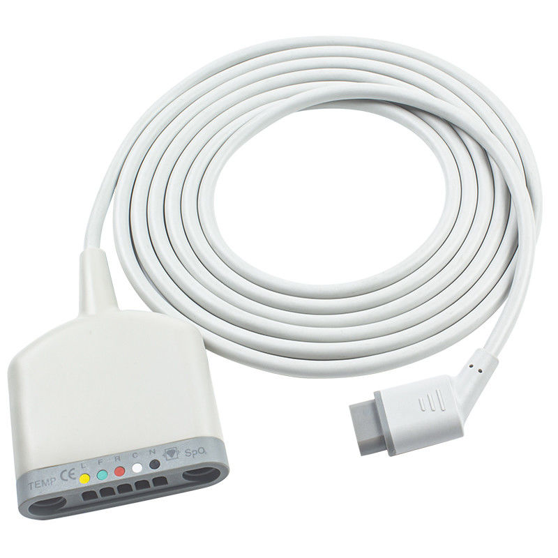 24 Bulan Shelf Life Draeger ECG Trunk Kabel Kompatibel dengan Infinity Delta dan Kappa SC 6000