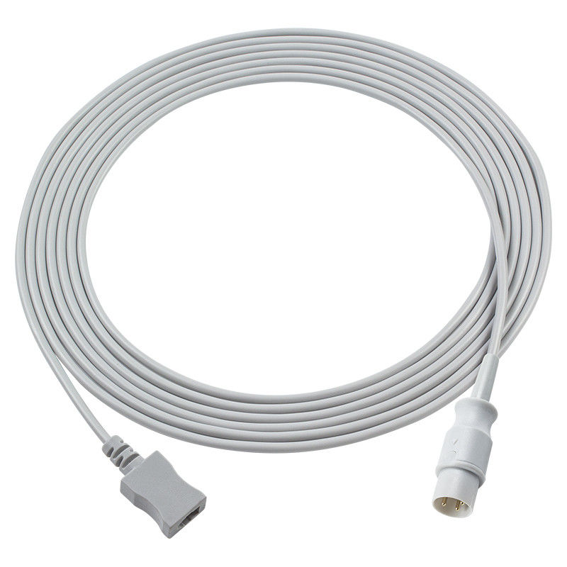 3.0M PVC Air Shield Adaptor Suhu Kabel ke Dual Pin Connector Proximal dengan Konektor persegi panjang