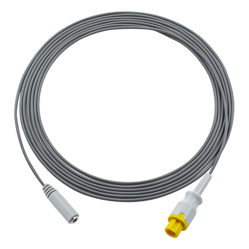 Single Channel 2-Pin Connector Adaptor Suhu Kompatibel dengan Mindray Datascope 0011-30-37391