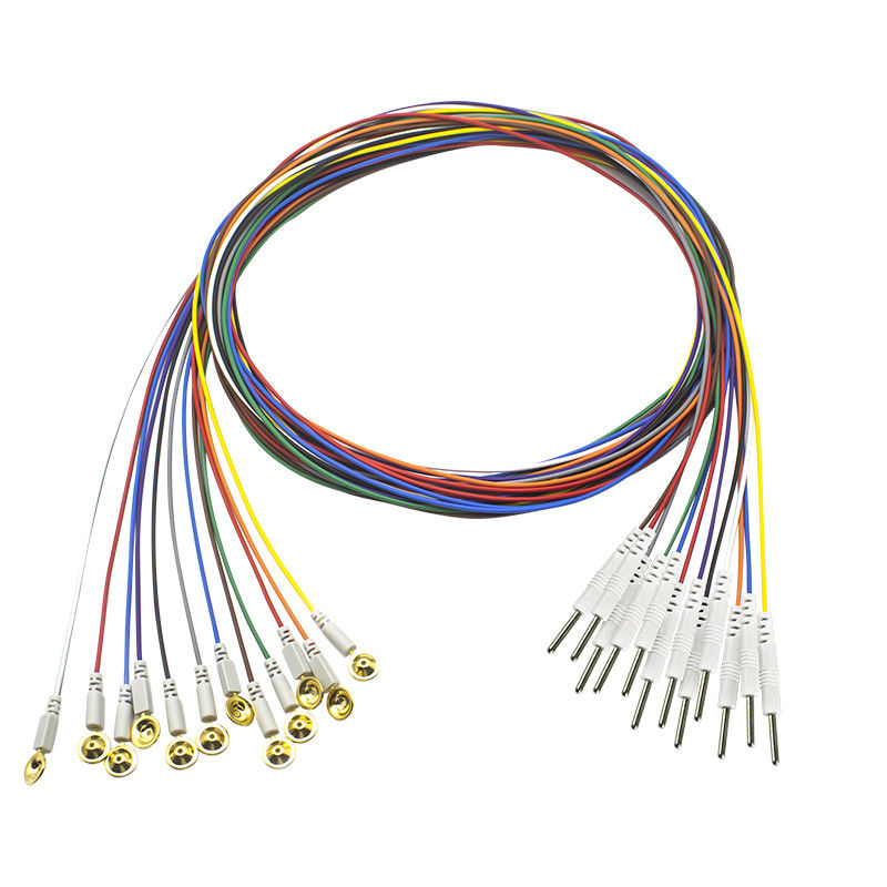 3.5 Mono Plug EEG Cup Tipe Gold Cap Electrode EEG EMG Leadwires Electrode