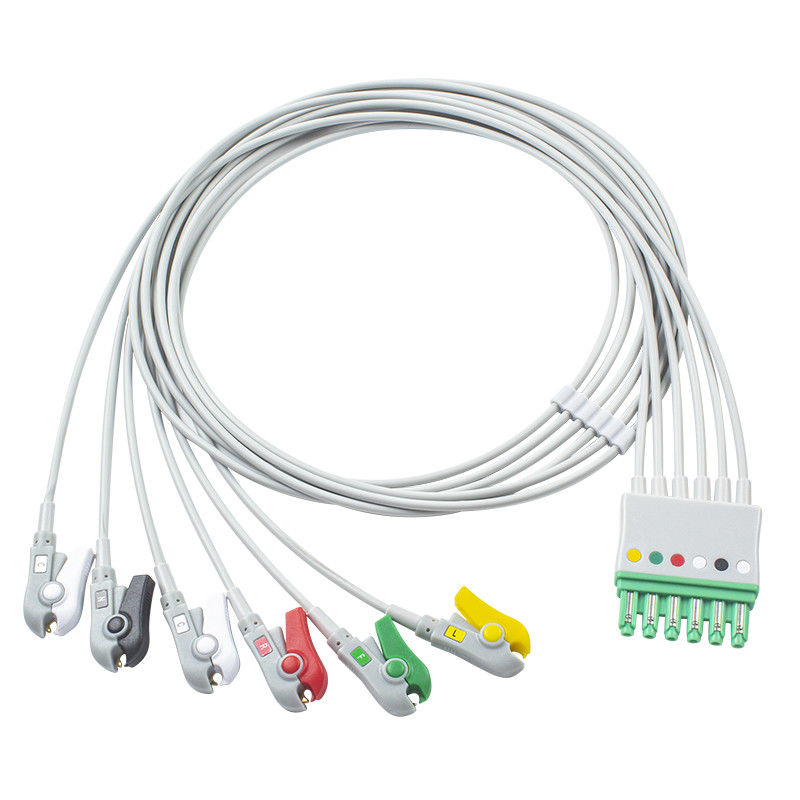 Siemens Draeger MP03405 Kabel Timbal EKG 6 Grabber Kabel Timbal M300 Infinity M540 MultiMed Plus Klip IEC