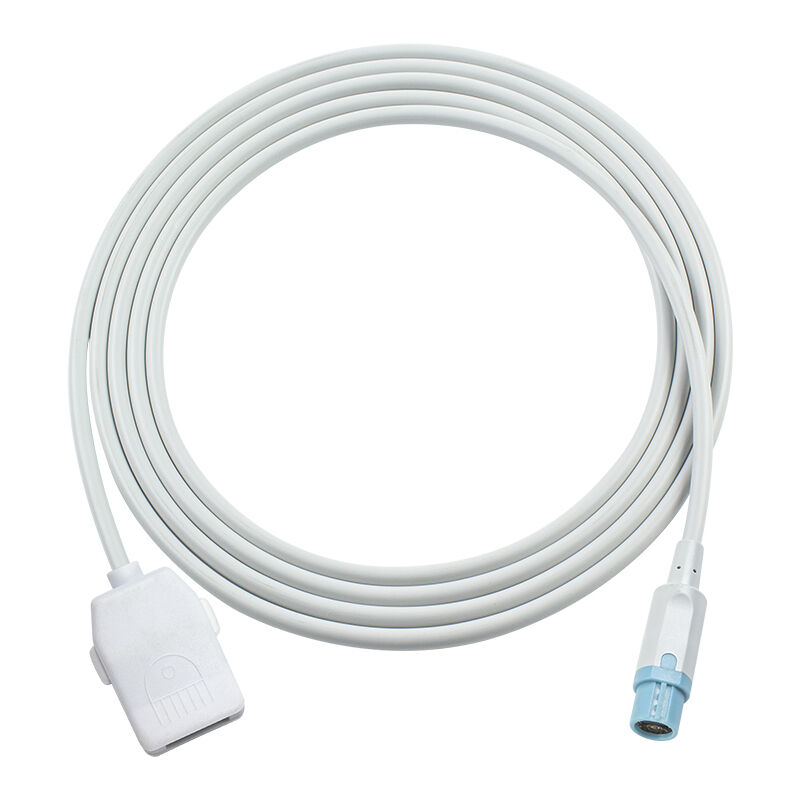 Kabel Ekstensi Sensor SpO2 Teknologi Merah masi-mo yang Dapat Digunakan Kembali 7pin Drager Sirecust