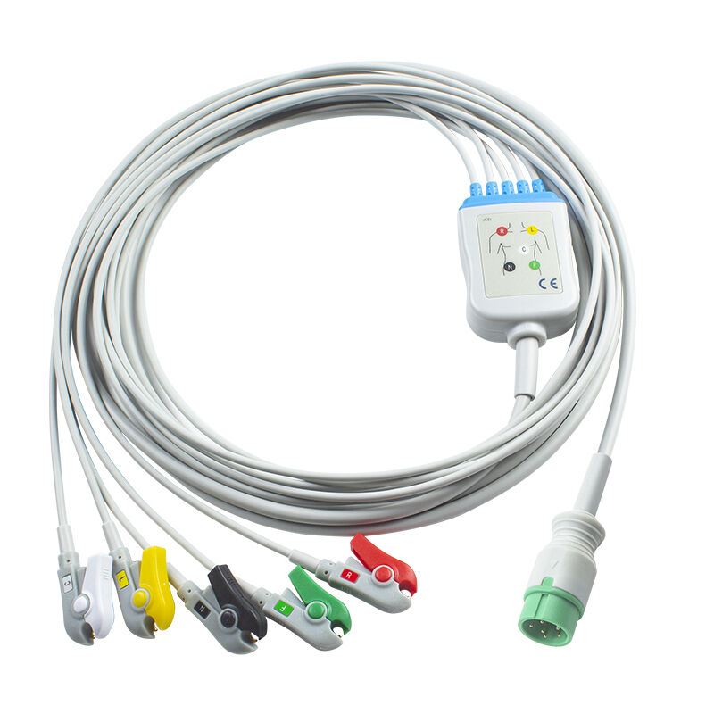 Creative 12K 6pin ECG Cable and leadwires