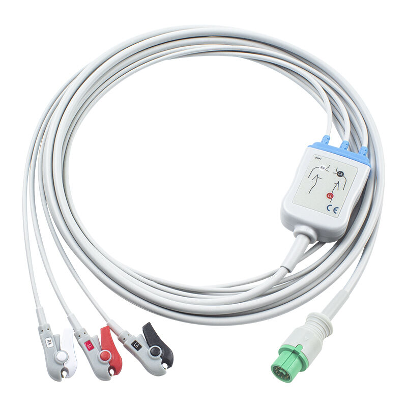 Kabel EKG Fukuda Denshi 0012-00-1192 12Pin Expert Dynascope DS-5100 DS-5100E DS-5300W DS-5400 Dynascope DS-7001