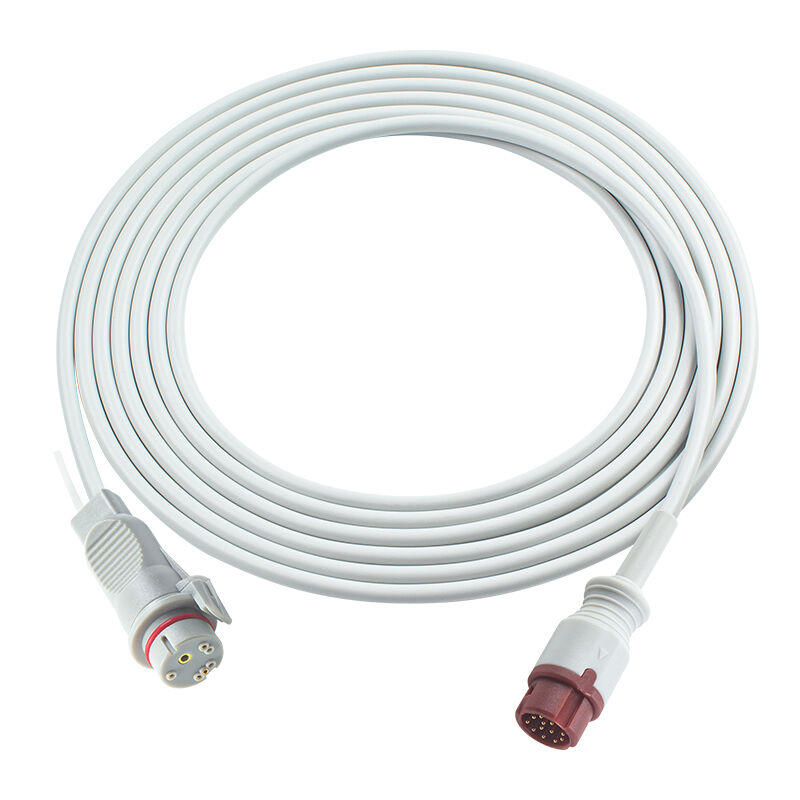 Bistos IBP Adaptor Kabel 12Pin ke Edward Argon BD Abbott BB PVB Utah Medex Mindray Konektor untuk BT-710 BT-720 BT-740 BT-770 BT-780