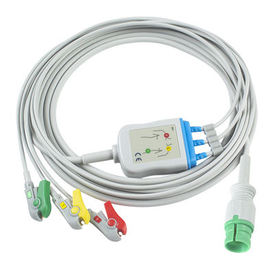 Kompatibel untuk Promed ECG Cable 3Lead IEC Grabber untuk PM-12 14Pin