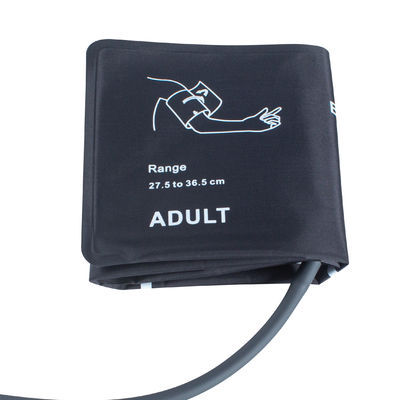 Pencuci NIBP Dewasa tanpa kandung kemih tabung tunggal 27.5-36.5cm Pencuci Nylon