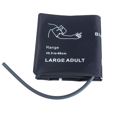 Besar Dewasa NIBP Cuff Bladderless Single Tube 35.5-46cm Nylon Cuff