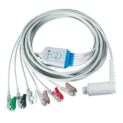 Corpuls 3 6Lead IEC Grabber Patient Cable dengan AHA/IEC Lead Color Coding